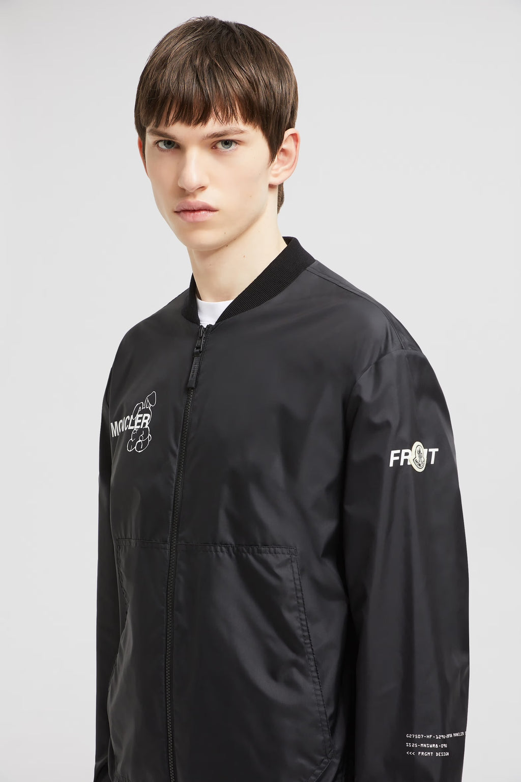 Moncler K109U1A00009M5238,Moncler x FRGMET jacket,Moncler x FRGMET bomber jacket,Moncler x FRGMET jacket,Moncler jacket black