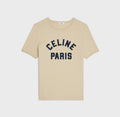 Celine Paris 70’s T-shirt in cotton jersey ,celine online shop,celine T-shirt outlet ,celine men's T-shirt,celine 2X29H671Q.0