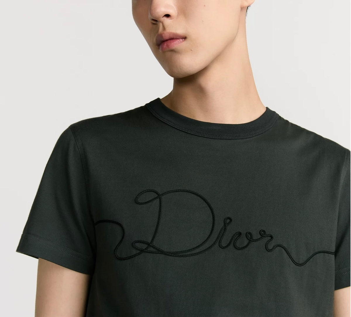Winniemodo,Winniemodony,Dior 613J668A0677,Dior ribbon T-shirt,Dior t-shirt 2026 sale,Dior t-shirt grey,Dior t-shirt men,Dior