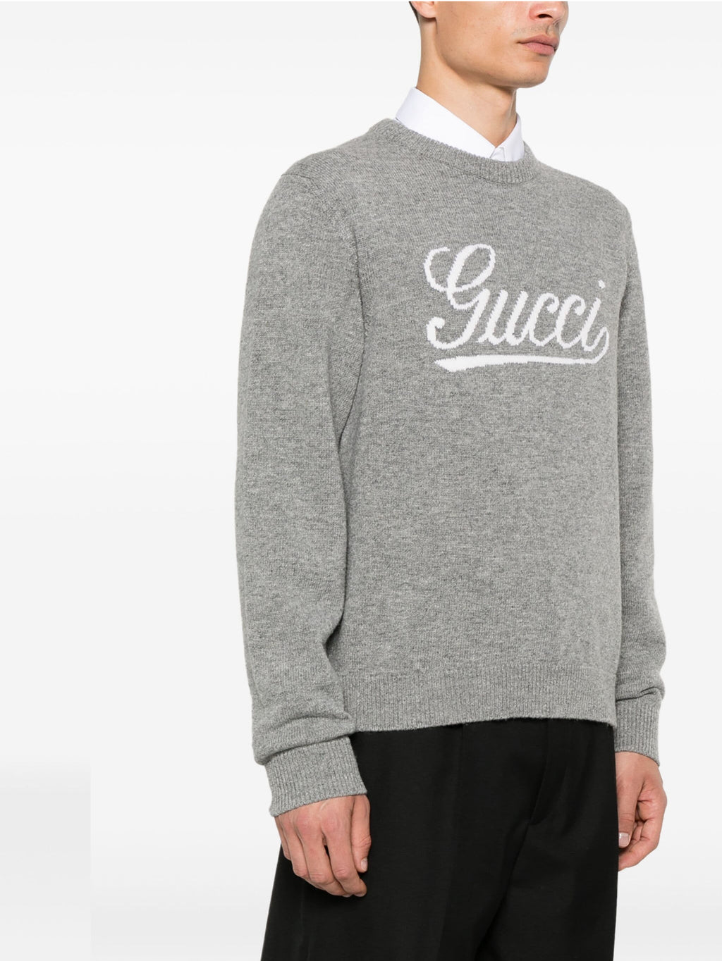 Gucci intarsia knit logo sweater,Gucci 795347XKD74,Gucci knitwear sweater on sale,Gucci knitwear authenticity,Gucci knitwear