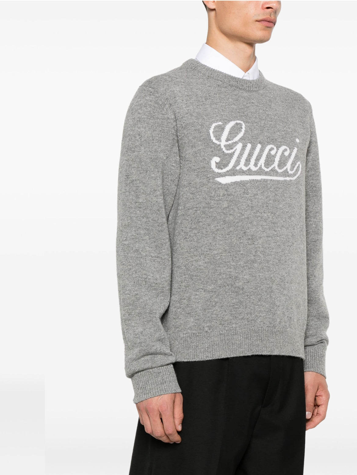 Gucci intarsia knit logo sweater,Gucci 795347XKD74,Gucci knitwear sweater on sale,Gucci knitwear authenticity,Gucci knitwear