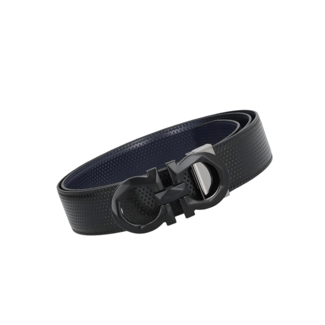 Ferragamo 67A161_759035, Salvatore Ferragamo reversible leather belt, Salvatore Ferragamo leather belt,Ferragamo black belt,F