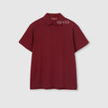 Gucci 806255 XJG14,Gucci printed polo shirt,Gucci polo shirt red,Gucci polo shirt white,Gucci polo shirt mens,Gucci polo shir