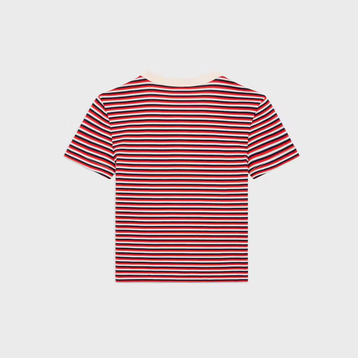 Celine RX0240M46,Celine Triomphe T-shirt in striped jersey,Celine Triomphe T-shirt,Celine striped T-shirt,Celine striped wome