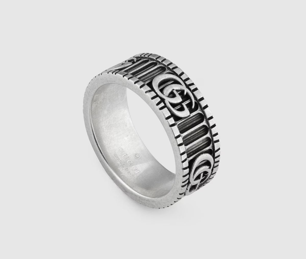 Winniemodo,Winnie modo,Gucci 551899J8400081,Gucci GG wide ring,Gucci ring,Gucci ring sale,Gucci ring silver,Gucci ring mens,G