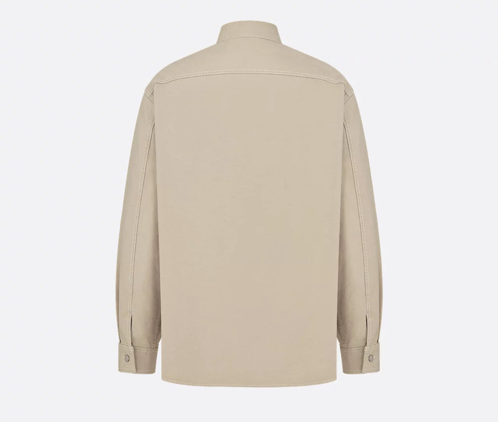 Dior 513D587A3003,Dior and Lewis Hamilton cotton shirt,Dior x Lewis Hamilton beige shirt,Dior X Lewis Hamilton shirt,Dior shi