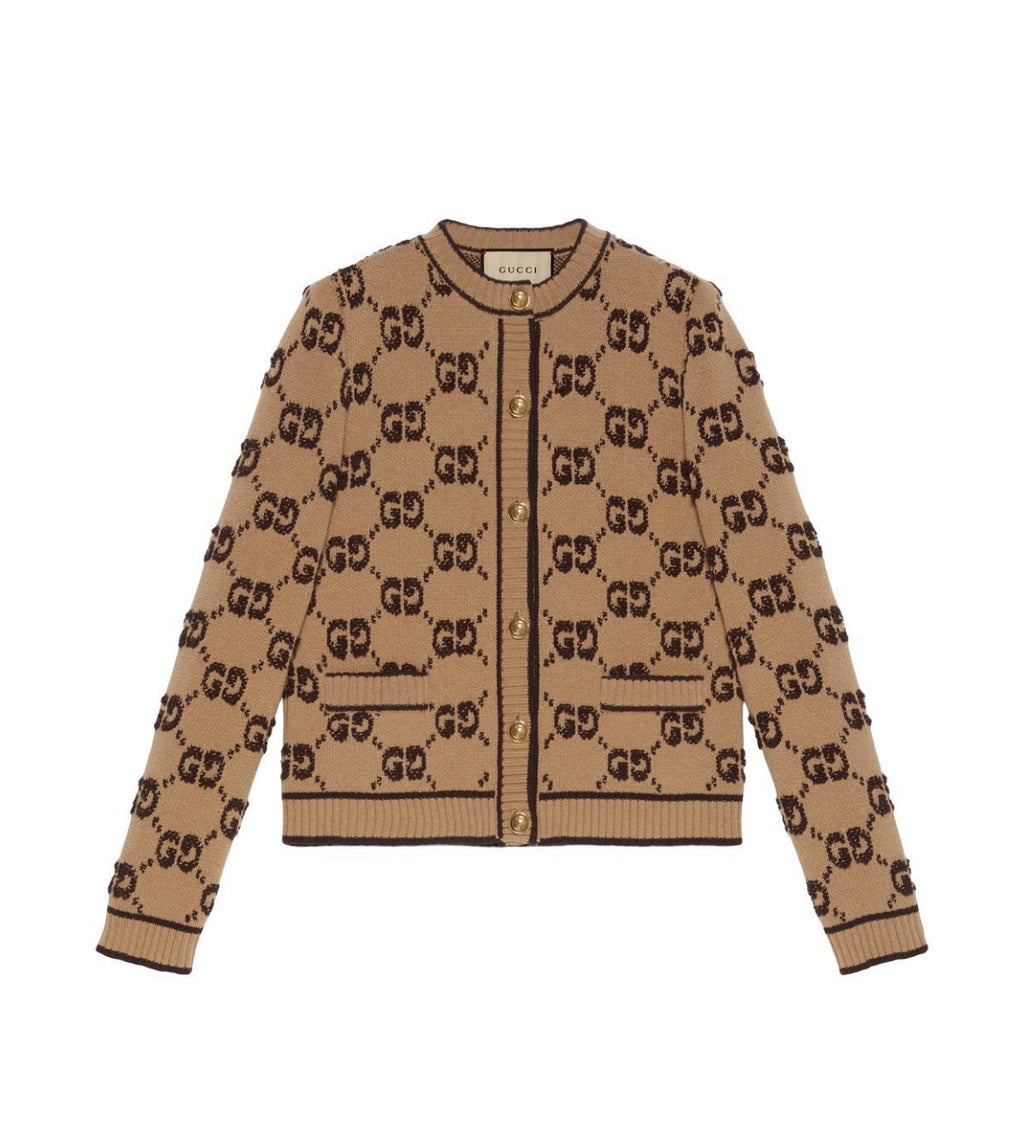 Gucci GG bouclé jacquard cardigan
