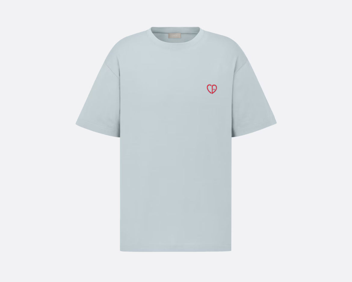 Dior CD heart relaxed fit T-shirt,Dior T-shirts ,Dior online shop ,Dior on sale,Dior Outlet, Dior men's  T-shirt,Dior 493J696