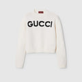 Gucci 770072XKEBC,Gucci top white,Gucci sweater women,Gucci sweater wool women,Gucci sweater white women,Gucci Gucci sweater