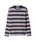 MIU MIU MJL014SOOO14RT,Miu Miu long sleeves T-shirt,Miu Miu long sleeves striped T-shirt,Miu Miu long sleeves navy T-shirt,Mi