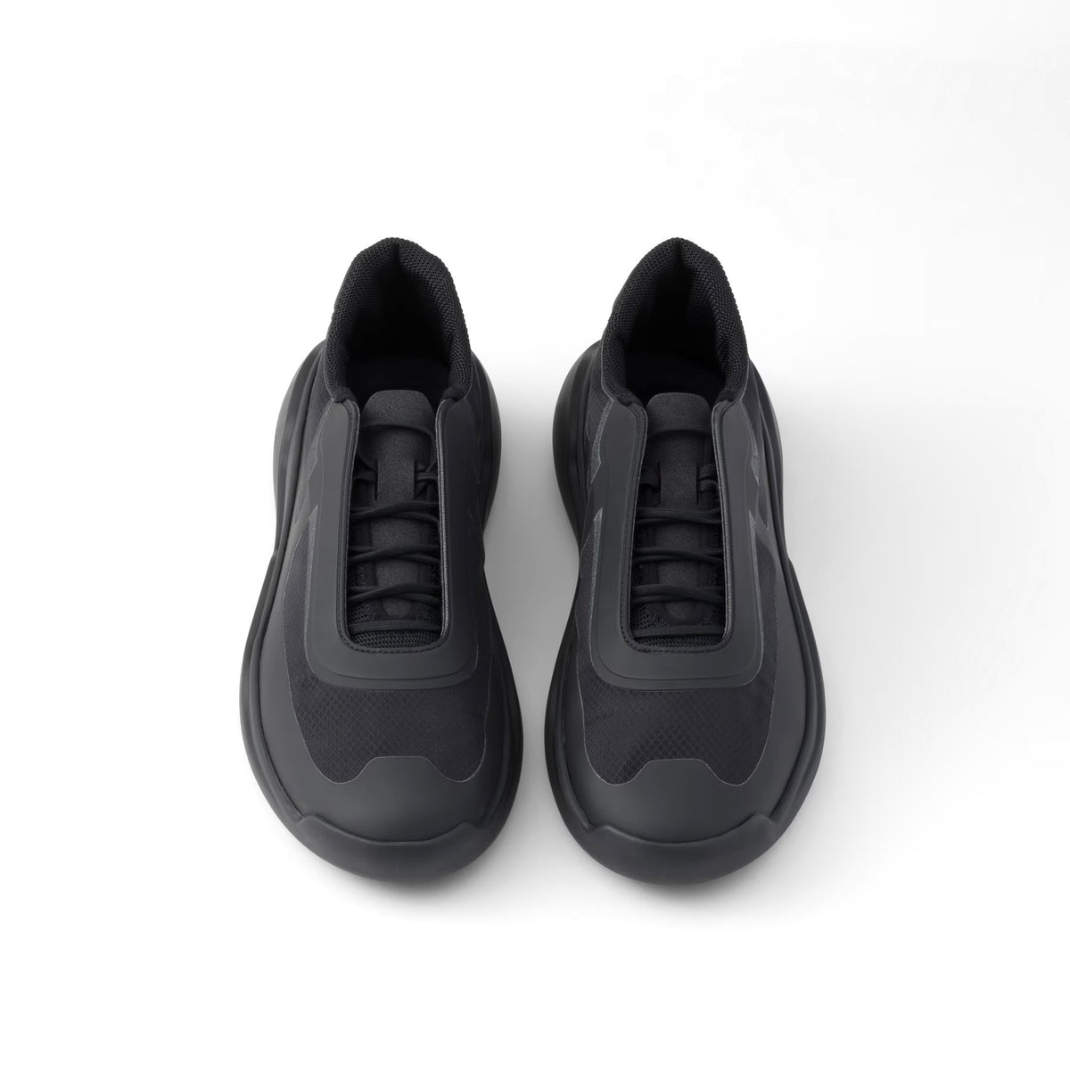 Prada 4E3608,Prada America's Cup Re-Nylon and bike fabric sneakers,Prada black sneaker,Prada black mens sneaker,Prada black r