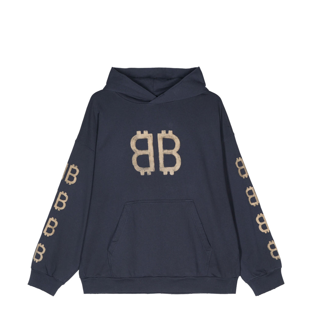 Balenciaga crypto logo print distressed hoodie,Balenciaga 767877TOVU7, Balenciaga hoodie authenticity, Balenciaga hoodie on s