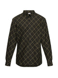 Burberry 8098841,Burberry shirt checkered,Burberry shirt green checkered,Burberry shirt men green,Burberry green checkered sh
