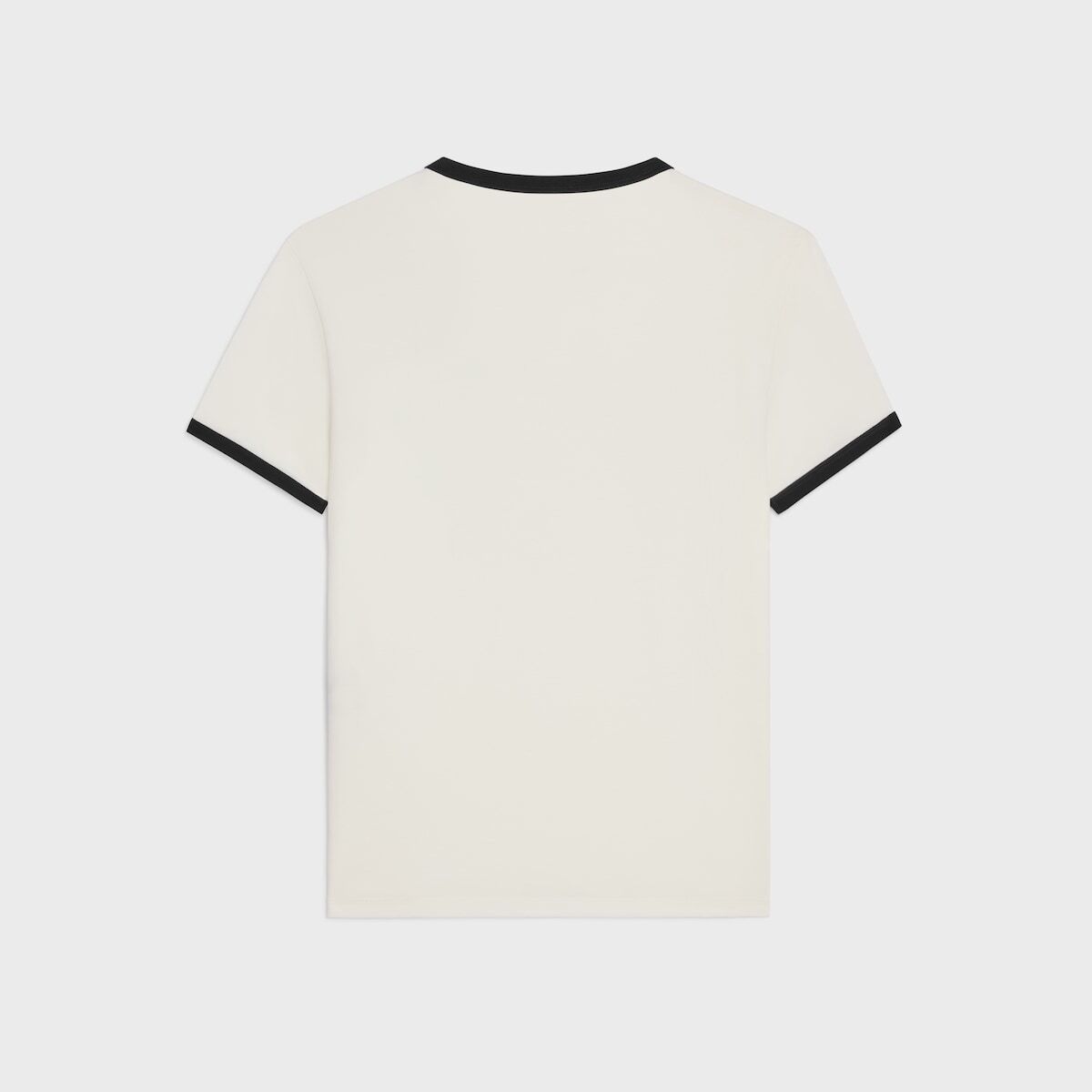 Celine RX0AV671Q.01OB,Celine regular T-shirt in cotton jersey,Celine white T-shirt,Celine white tee,Celine white mens t-shirt