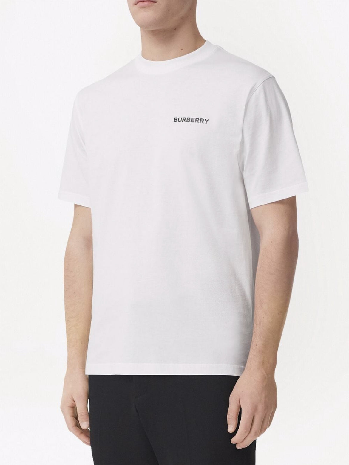 Burberry logo print cotton tshirt