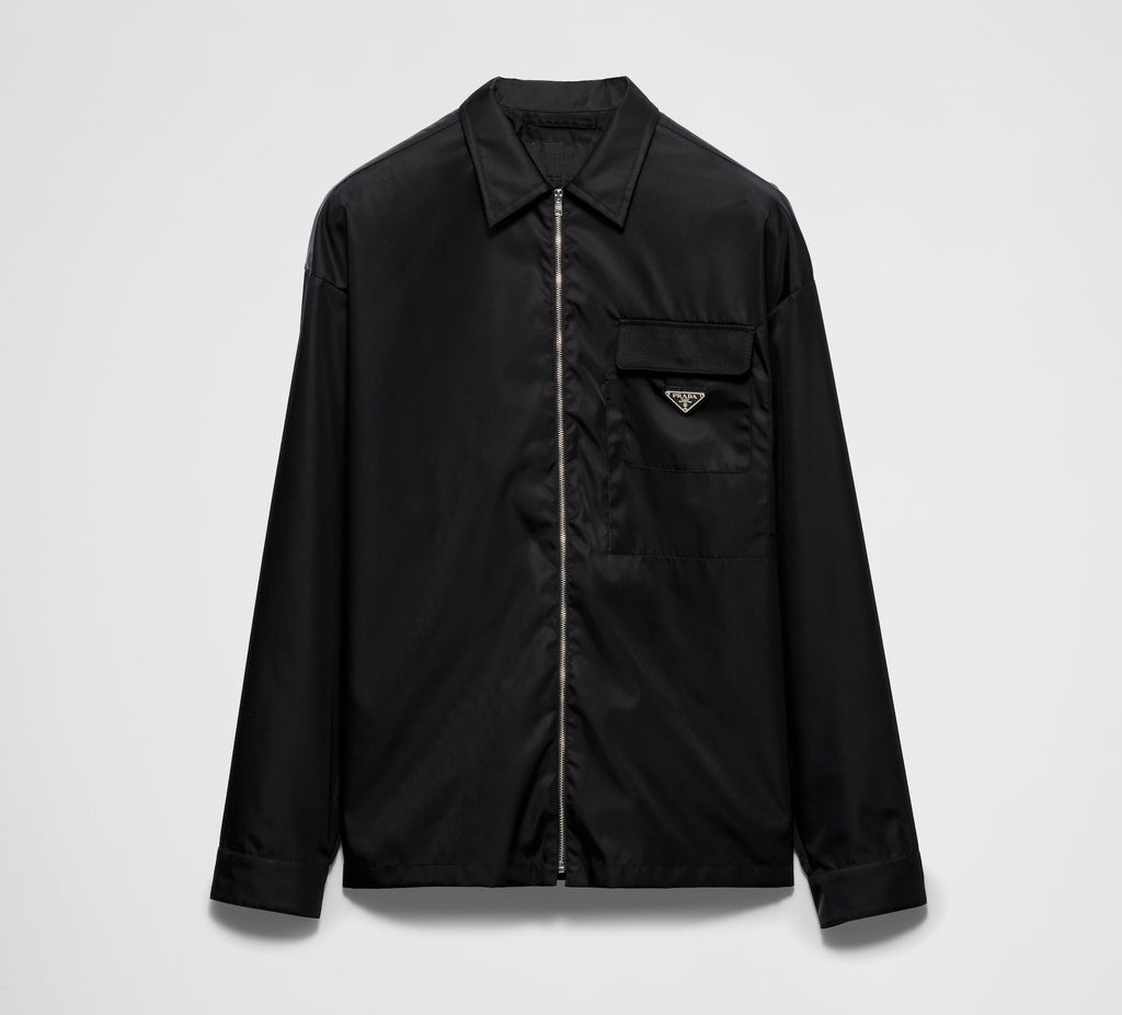 Prada SC810,Winniemodo,Winnie modo,Prada re-nylon shirt,Prada zip up shirt,Prada zip up shirt black,Prada zip up shirt sale,P