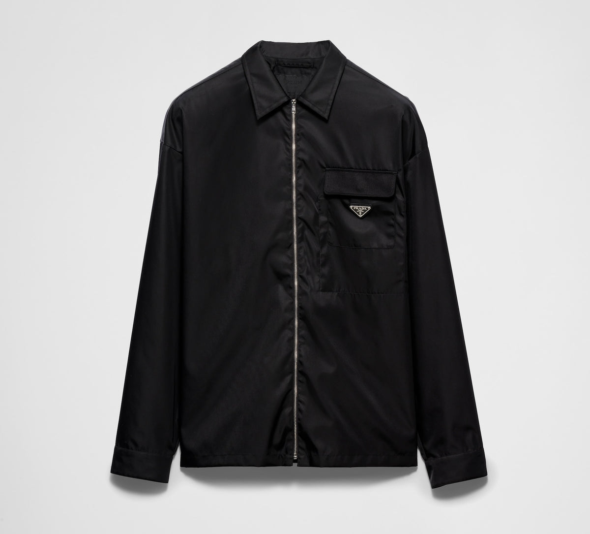 Prada SC810,Winniemodo,Winnie modo,Prada re-nylon shirt,Prada zip up shirt,Prada zip up shirt black,Prada zip up shirt sale,P