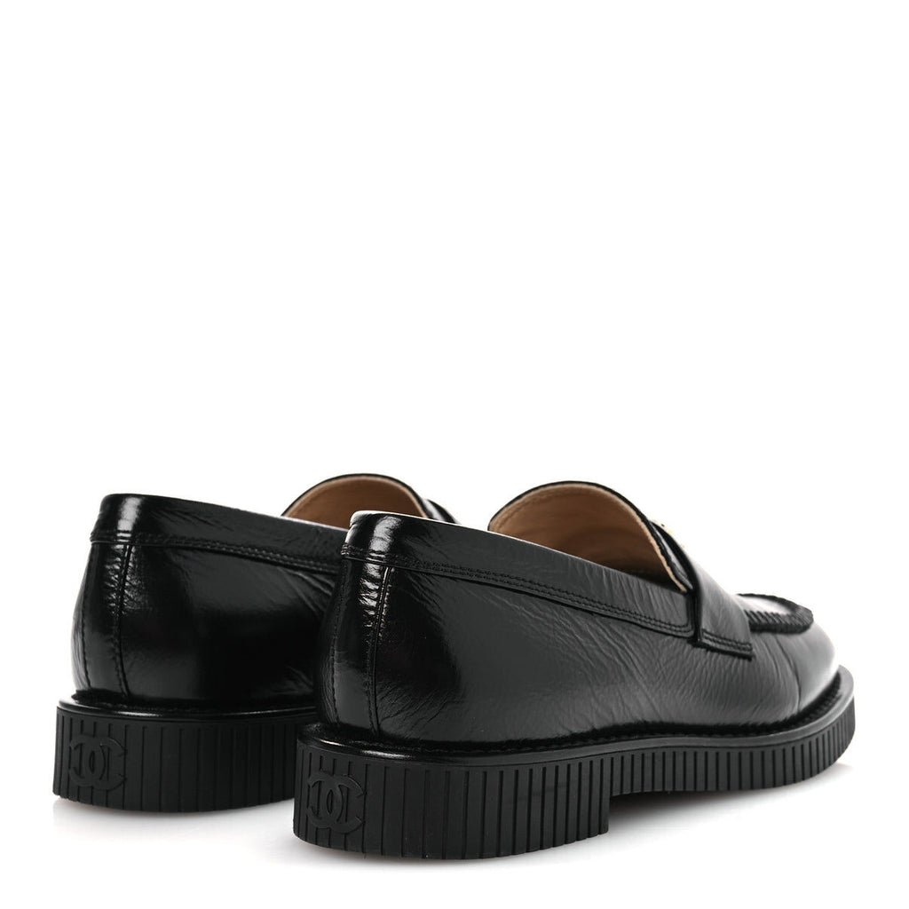 Winniemodo,Winniemodony,Chanel G46112,Chanel loafer black,Chanel loafer sale,Chanel loafer outlet,Chanel flat outlet,Chanel l
