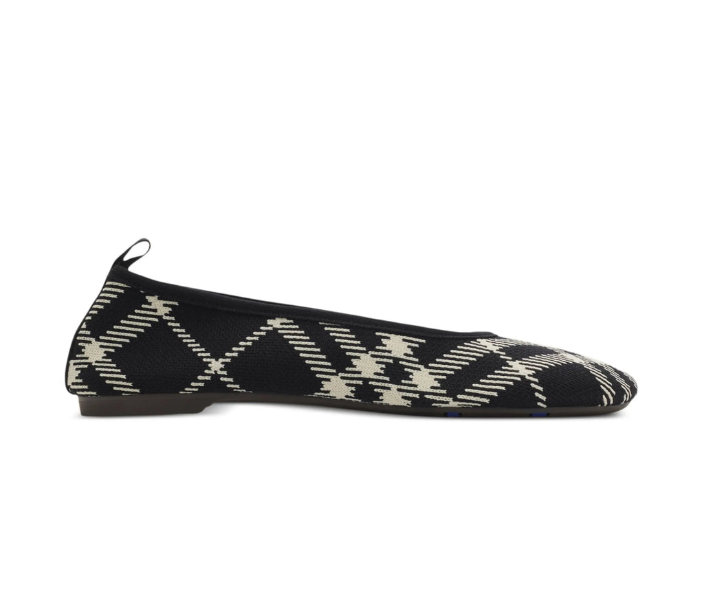 Winniemodo,Winnie modo,Burberry check knit baby ballerinas,Burberry check ballerinas, Burberry check knit flat,Burberry check
