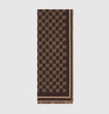 Winniemodo,Winnie modo,Gucci 836264 4G386,Gucci GG wool jacquard scarf,Gucci scarf,Gucci scarf sale,Gucci scarf brown,Gucci s