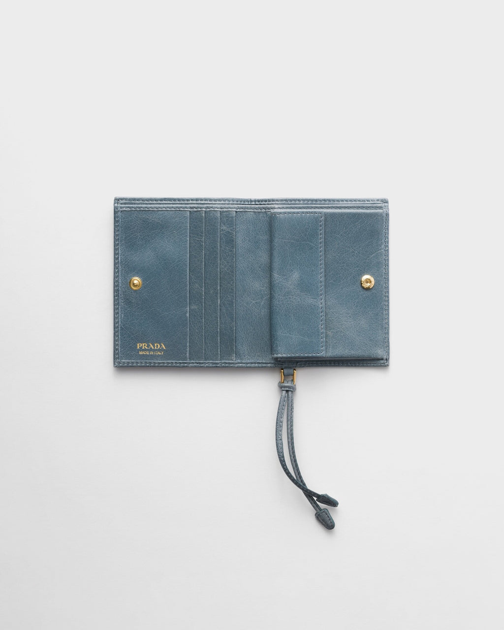 Prada 1MV204,Prada small leather wallet,Prada blue leather wallet,Prada small wallet womens,Prada wallet,Prada leather wallet