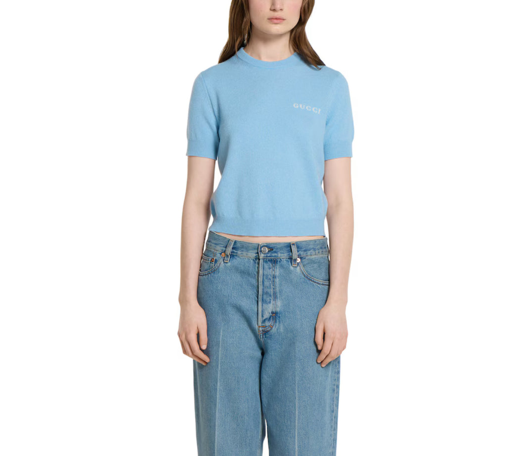 Winniemodo,Winnie modo,Gucci 836477 XKEX1,Gucci cashmere top,Gucci sweater womens,Gucci short sleeve sweater,Gucci short slee