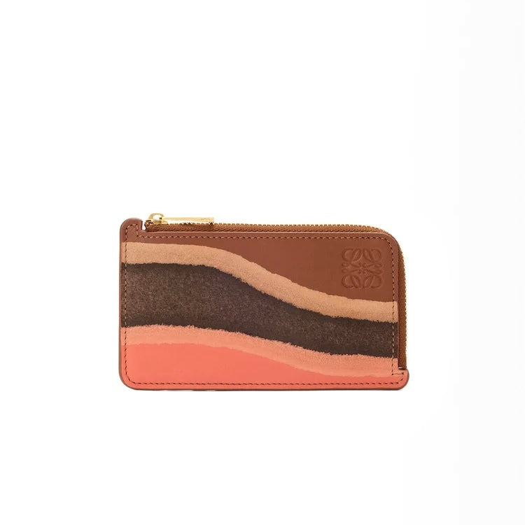 Loewe IDC643Z40XA0, Loewe Coin Landscape cardholder in nappa calfskin,Loewe landscape cardholder,Loewe cardholder,Loewe cardh