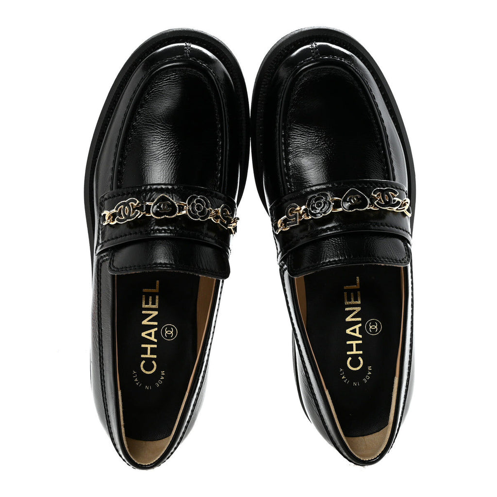 Winniemodo,Winniemodony,Chanel G46128,Chanel loafer calfskin,Chanel loafer sale,Chanel loafer black,Chanel flat outlet,Chanel