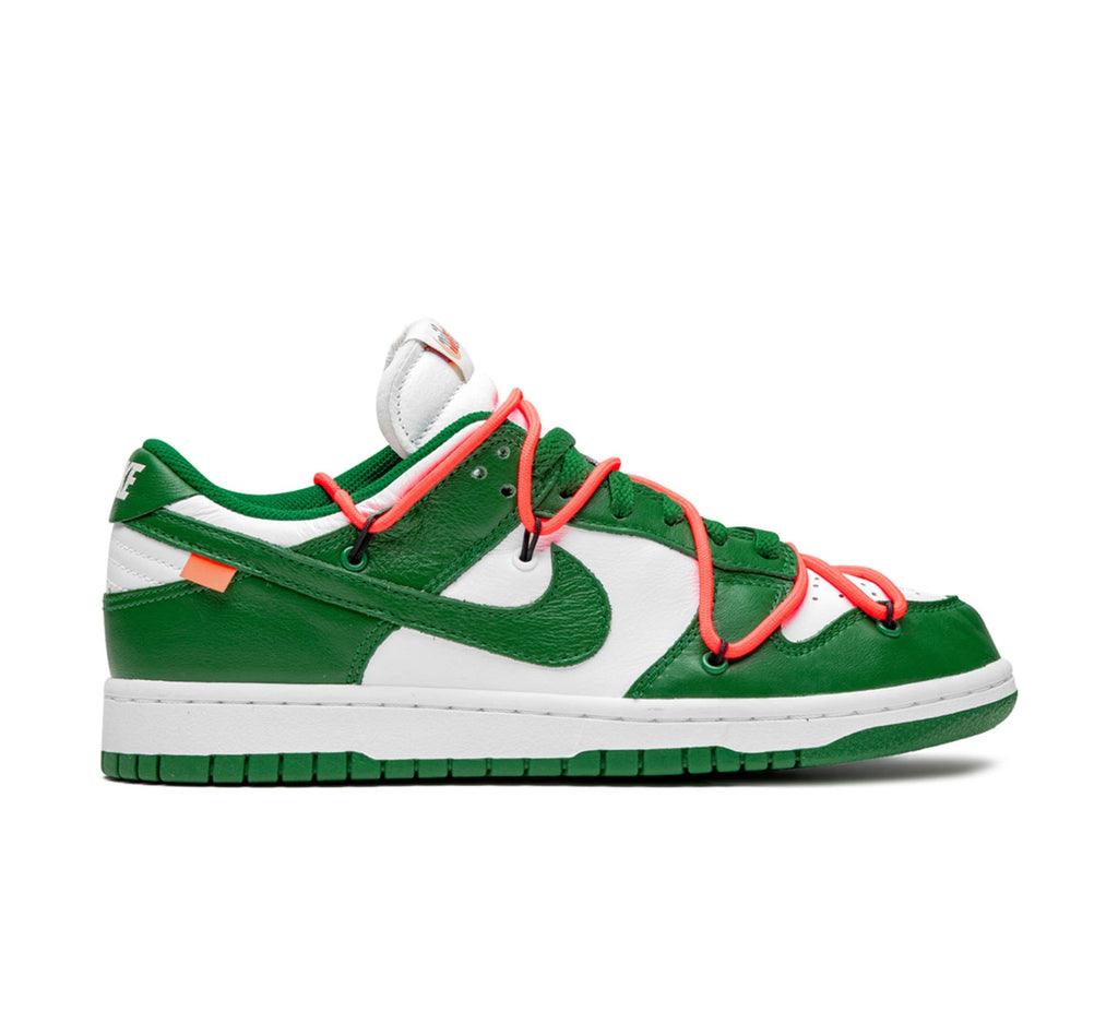 Nike x Off White dunk low “Pine Green” sneakers