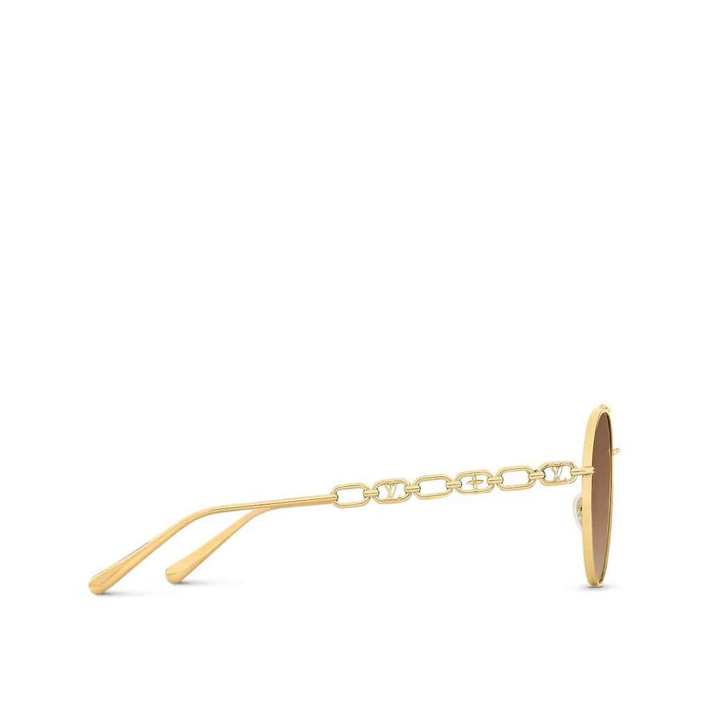 Louis Vuitton Pilot Sunglasses,Lv Z1539E,Louis Vuitton Chain pilot sunglasses,Louis Vuitton Z1539E,Louis Vuitton pilot brown