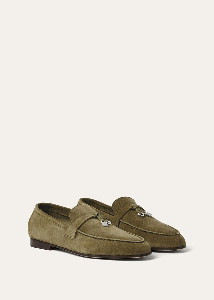 Winniemodo,Winniemodony,Loro Piana FAQ9903,Loro Piana loafer women,Loro Piana Joan,Loro Piana loafer green,Loro Piana loafer