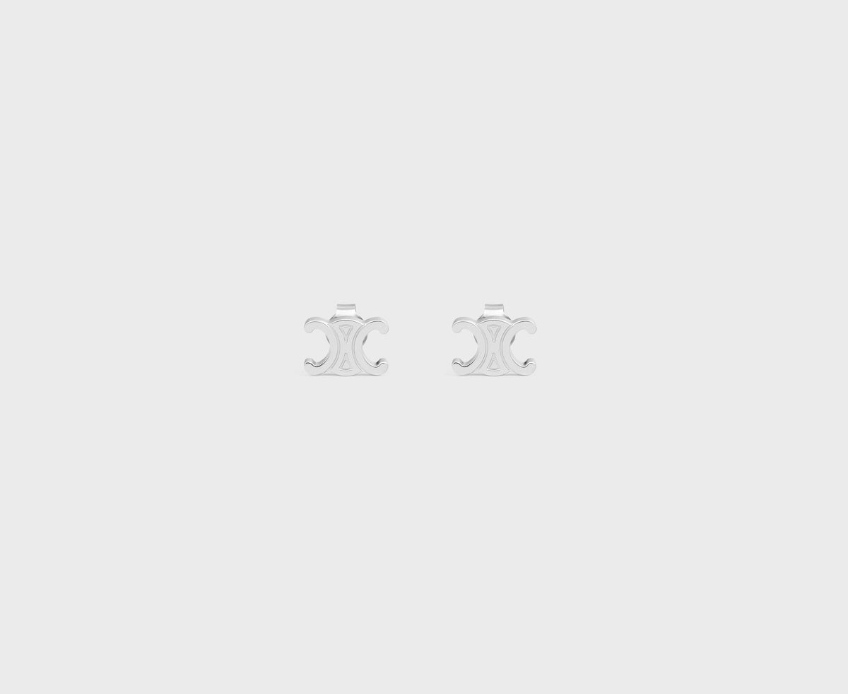 Celine triomphe studs,Celine triomphe studs silver,Celine triomphe studs gold,Celine triomphe earrings,Celine triomphe earrin