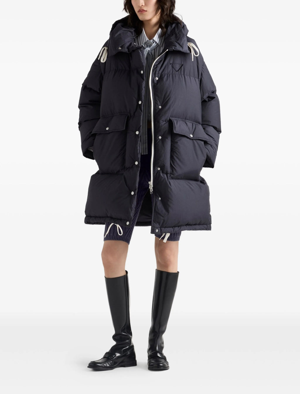 Winniemodo,Winnie modo,Prada 29Y290,Prada hooded padded coat,Prada down,Prada down sale,Prada down black womens,Prada down wo