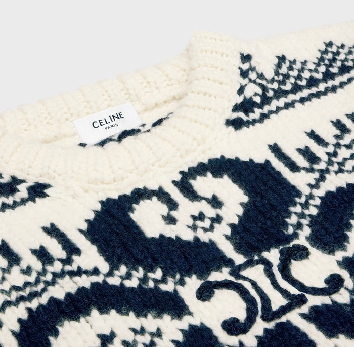 Celine 2ADLR888Z.01MA,Celine sweater,Celine cashmere sweater,Celine sweater on sale,Celine sweater authenticity,Celine sweate
