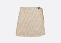 Dior 357P15A2970,Dior oblique Moti shorts, Dior oblique skort, Dior oblique beige skort,Dior beige monogram shorts,Dior monog