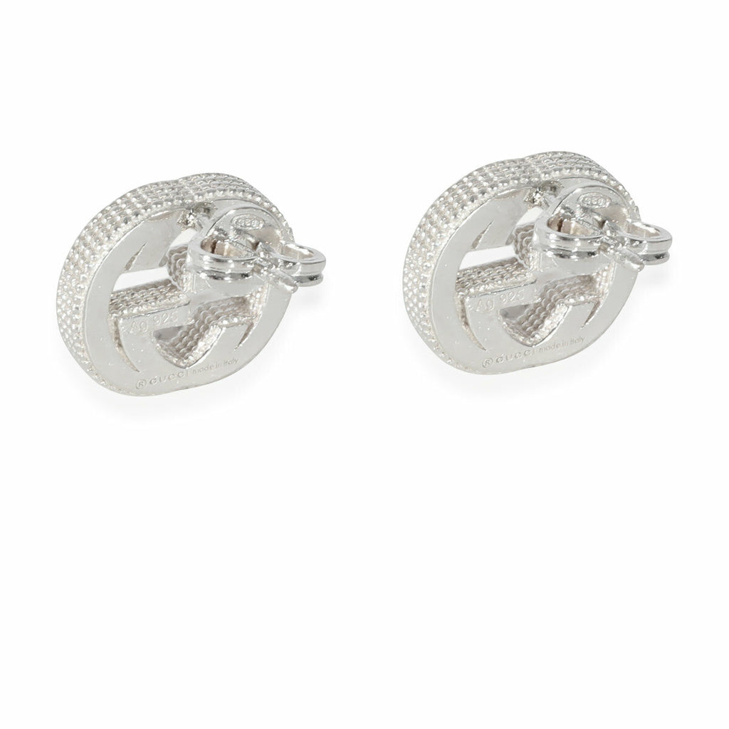 Gucci Running G Stud Earring in Sterling Silver,gucci online shop, gucci on sale, gucci outlet,gucci earring,GUCCI, gucci wom