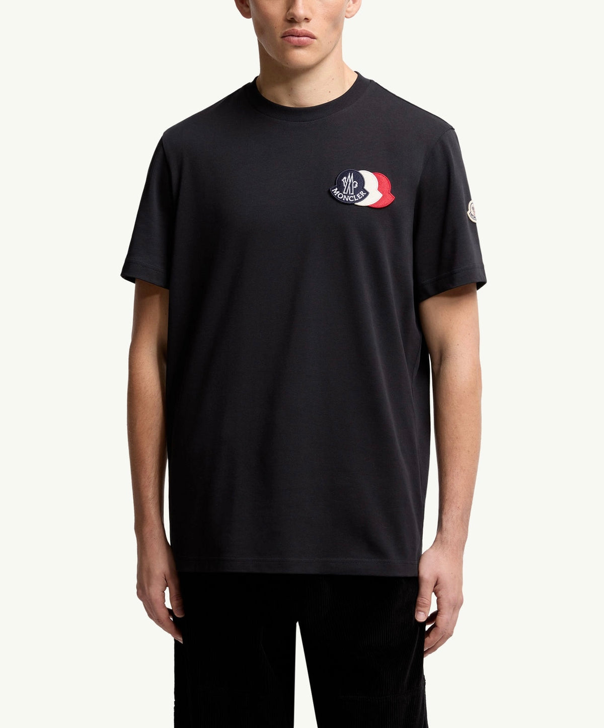 Winniemodo,Winniemodony,Moncler K20918C00056,Moncler embroidered logo T-shirt,Moncler t-shirt navy,Moncler tee navy,Moncler t