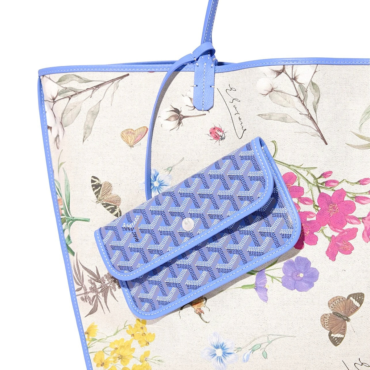 Goyard Saint Louis GM bag, Goyard St Louis GM bag, Goyard St Louis GM bag blue, Goyard Saint Louis GM bag limited edition,Goy