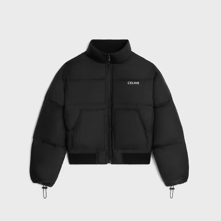 Winniemodo,Winnie modo,Celine 2W38C0281.38NO,Celine cropped down jacket,Celine down,Celine down sale,Celine down black womens