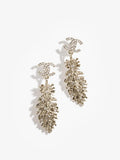 Chanel pendant earrings,Chanel charm earrings,Chanel feather earrings,Chanel CC logo feathers earrings,Chanel feathers crysta
