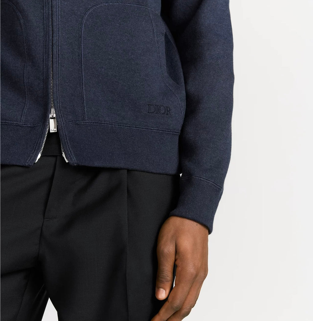 Winniemodo,Winniemodony,Dior 113M221AT225,Dior hooded track jacket,Dior zip up jacket navy,Dior zip up jacket men,Dior zip up