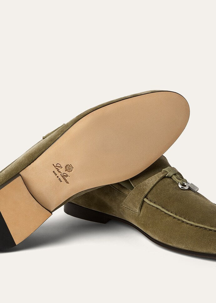 Winniemodo,Winniemodony,Loro Piana FAQ9903,Loro Piana loafer women,Loro Piana Joan,Loro Piana loafer green,Loro Piana loafer