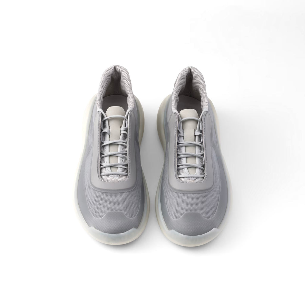 Prada 4E3608,Prada America's Cup Re-Nylon and bike fabric sneakers,Prada grey sneaker,Prada grey mens sneaker,Prada grey re-N