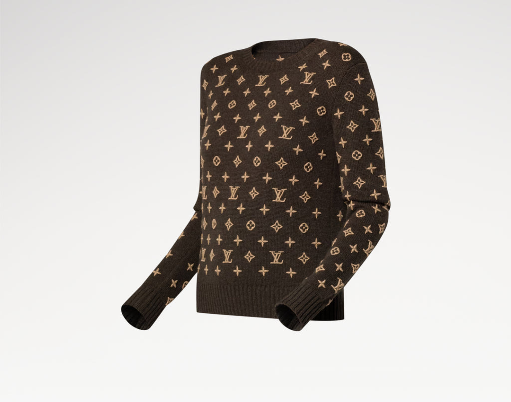 Winniemodo,Winnie modo,Louis Vuitton 1AHZ59,LV 1AHZ59,Louis Vuitton 3D monogram pullover,LV monogram pullover,Louis Vuitton s