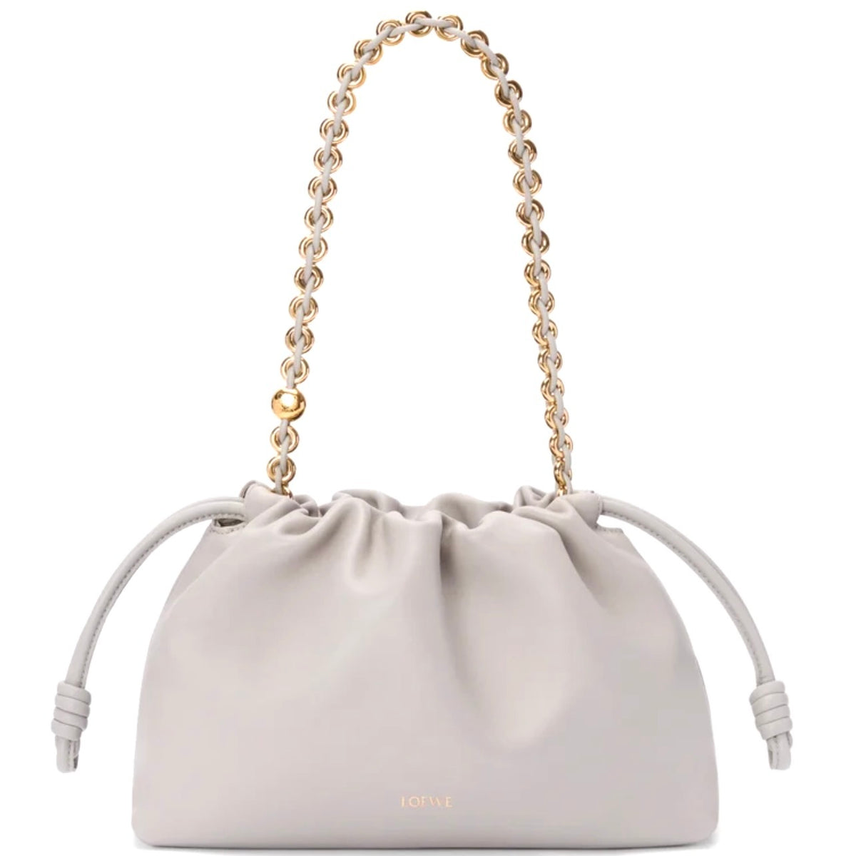 Loewe Medium Flamenco purse, Loewe Medium Flamenco bag, Loewe Flamenco bag, Loewe grey flamenco bag, Loewe Medium Flamenco gr