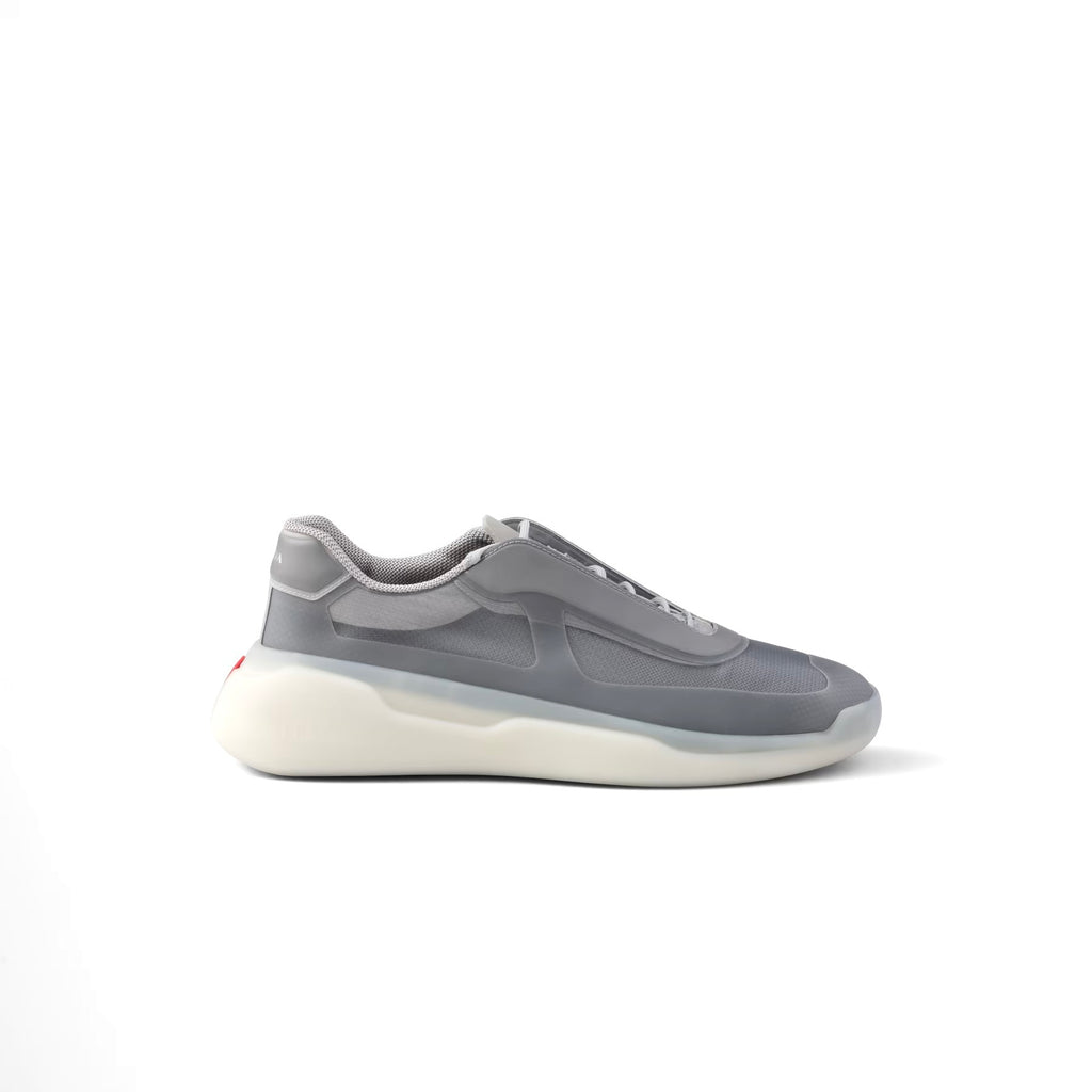 Prada 4E3608,Prada America's Cup Re-Nylon and bike fabric sneakers,Prada grey sneaker,Prada grey mens sneaker,Prada grey re-N