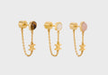 Winniemodo,Winnie modo,Celine triomphe indie set of 3 earrings,Celine earrings,Celine earrings sale,Celine triomphe earrings