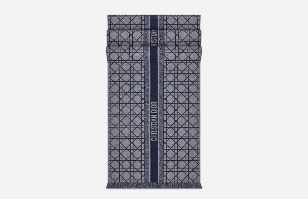 Dior cannage scarf,Dior 31CAN205I005 ,dior scarf authentic,dior scarf outlet,Dior oblique shawl,dior scarf onsale,dior scarf