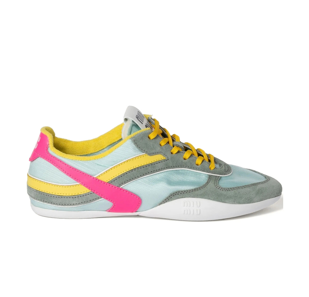MIU MIU 5E428E,Miu Miu Gymnasium sneakers,MIU MIU sneaker sale,MIU MIU sneakers 2025,MIU MIU sneakers women,MIU MIU fabric sn