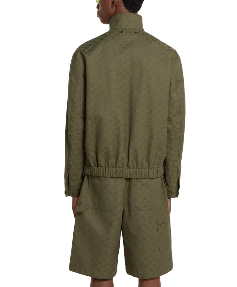 Winniemodo,Winnie modo,Gucci 833484 ZAF4S,Gucci GG canvas bomber jacket,Gucci bomber jacket,Gucci jacket,Gucci jacket sale,Gu